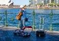 Aki Miyoshi, Japanese world guitarist ranking 6th on street performing at Sydney Circular Quay.